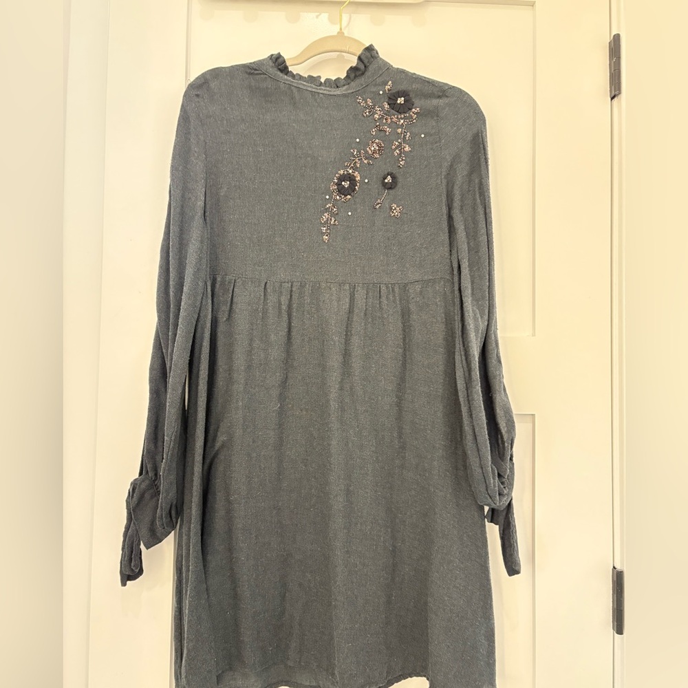 Zara Basic Dark Gray Top